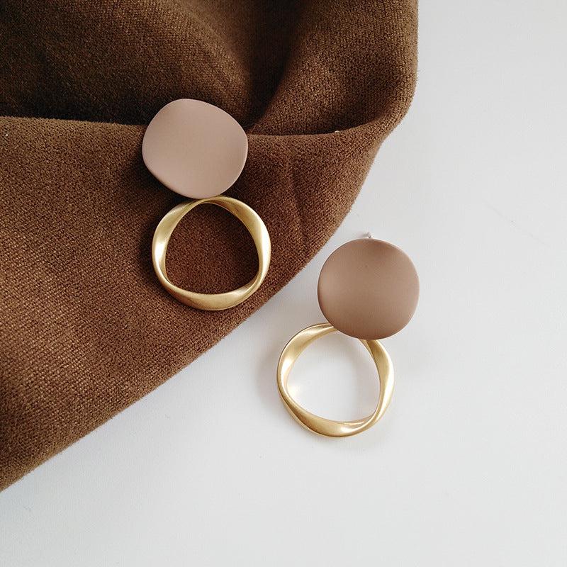 Braun Plated Earrings in Gold