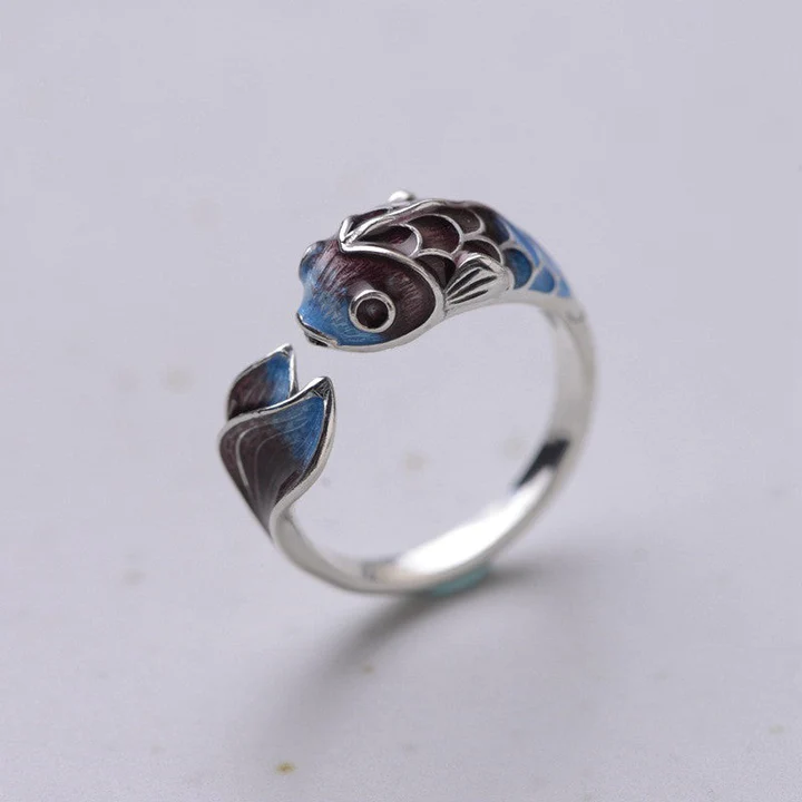 Vintage Koi Fish Ring