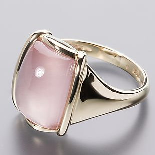 Vintage Square Rose Gold Ring